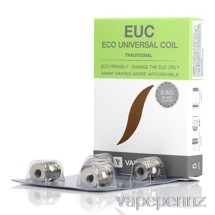 Vaporesso EUC Replacement Coils 0.5ohm Traditional EUC Clapton VAPE NZ